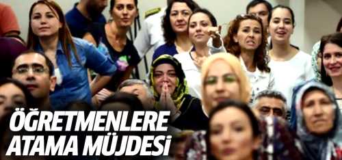 Öğretmenlere atama müjdesini Erdoğan verdi 