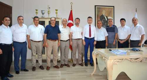 Okul müdürlerden Ömer Yılmaz'a “Hayırlı Olsun” Ziyareti