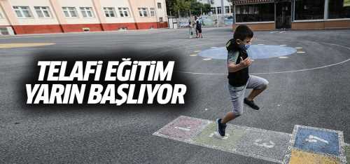 Okullarda telafi eğitim programı Pazartesi başlıyor!
