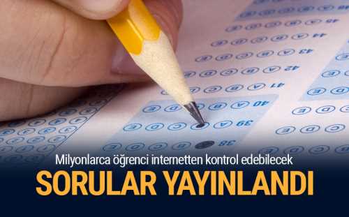 Ölçme, Seçme ve Yerleştirme Merkezi (ÖSYM), dün gerçekleştirilen Yükseköğretime Geçiş Sınavı'nın (2016 YGS) soruları ve cevap anahtarını yayımladı. 