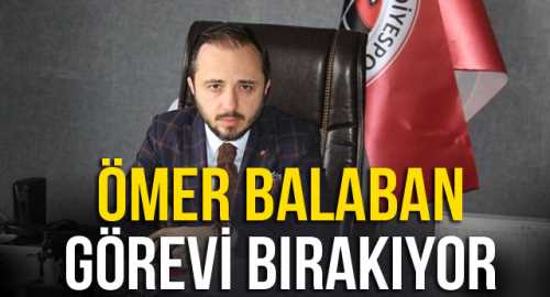 Ömer Balaban Belediye Spor'u Bırakıyor