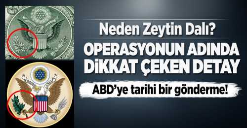 Operasyonda 72 Uçak ve Zeytin dalı adında ABD'ye tarihi mesaj Verildi