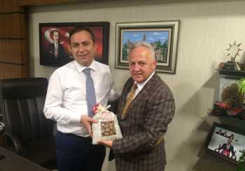 ORHAN ATEŞ A.S.CEYLAN'I MECLİS'TE ZİYARET ETTİ