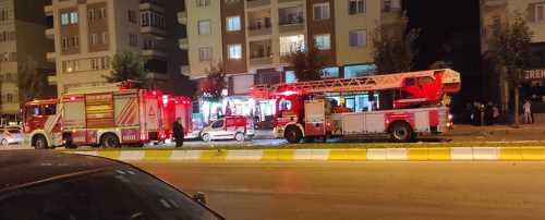 Osmancık Caddesinde Pide Fırını Yangını