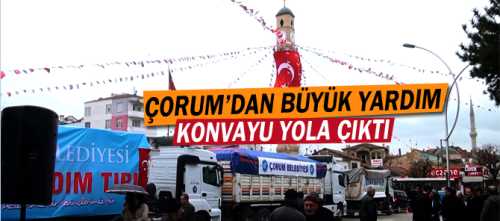 ÖZEL HAREKAT POLİSLERİNE 2 TIR, TERÖR MAĞDURLARINA 4 KAMYON YARDIM