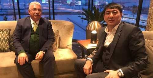 Özgür Kılıç Ahmet Ahlatçı'yı ziyaret etti