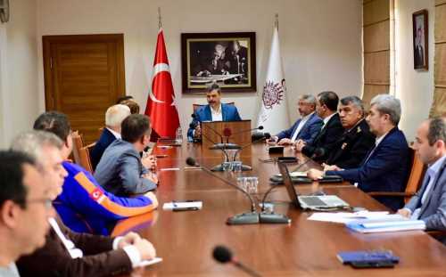 Pandemi Kurulu Vali Mustafa Çiftçi başkanlığında toplandı