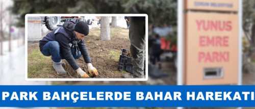 Park Bahçelerde Bahar Harekatı başladı