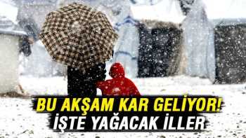 Pazar kar geliyor! İşte yağacak iller