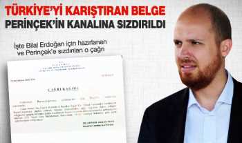 Perinçek'in kanalına Bilal Erdoğan'ın tebligat sızdırıldı