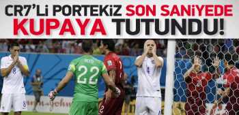 Portekiz'e son saniyede hayat öpücüğü