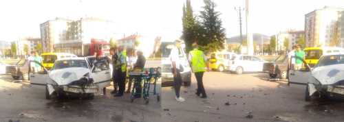 PTT Çevre Yolu Kavşağında Kaza!