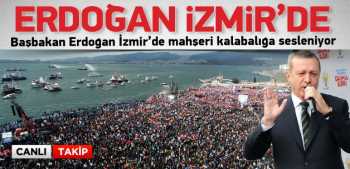 R.T.Erdoğan İzmir'de konuşuyor