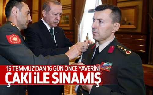 REİS YAVERİNİ ÇAKI BIÇAĞI İLE SINAMIŞ 