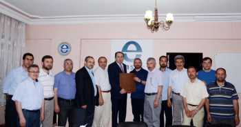 REKTÖR ALKAN'DAN  ENSAR VAKFINA ZİYARET