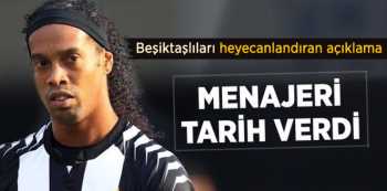 Ronaldinho'nun Menajeri Aralık'da Transferi Konuşacak