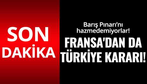 S.Arabistan,Mısır,Almanya'dan sonra Fransa'dan da Türkiye kararı!