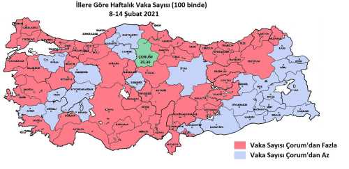 Sağlık Bakanlığı Çorum'daki corona virüs vaka sayısını açıkladı!