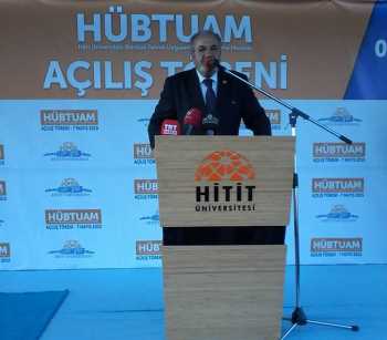 Salim Uslu'nun HÜBTUAM - AR-GE merkezinin açılış konuşması