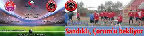 SANDIKLI LİGDE KALMA,ÇORUM PLAY- OFF DERDİNDE
