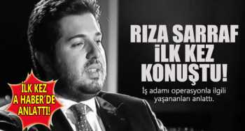 Sarraf rüşvet iddialarını cevapladı