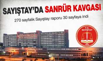 Sayıştay'da sansür kavgası