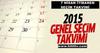 Seçim takvimi bugün itibariyle aşamaları şöyle