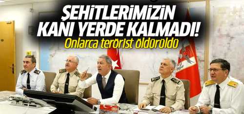 Şehitlerimizin kanları yerde kalmadı