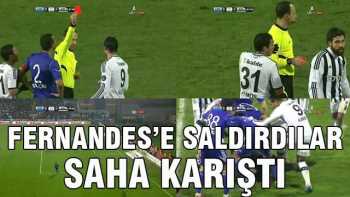 Seyirci Fernandes'e saldırdı