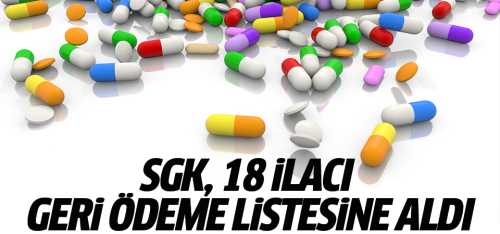 SGK-18 İlacı Geri Ödeme Listesine Girdi