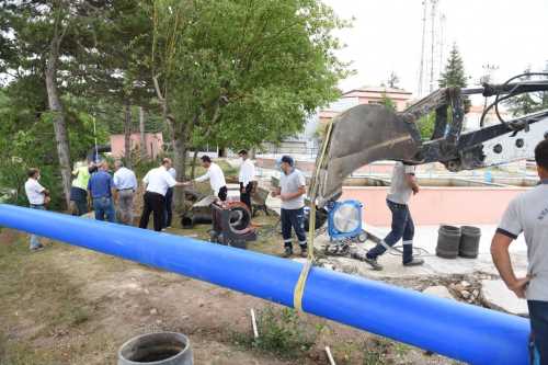 Sıklık bölgesinde 9 içme suyu kuyusundan 170lt/sn su bulundu