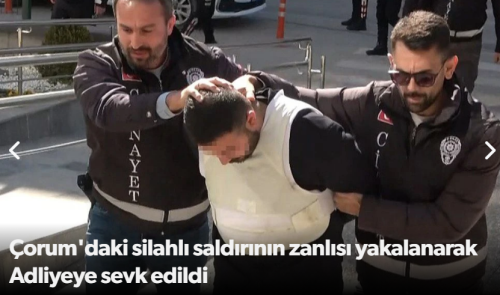 Silahlı Saldırının Zanlısı Adliyede! 