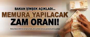 Şimşek Memur Zammını Açıkladı