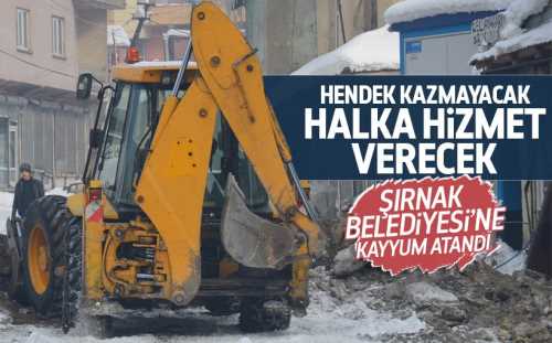 Şırnak Belediyesi'ne kayyum atandı!