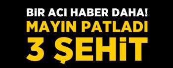 Şırnak'ta 3 Şehit, 2 güvenlik görevlisi Yaralı