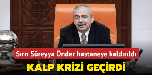Sırrı Süreyya Önder Kalp Krizi Geçirdi!