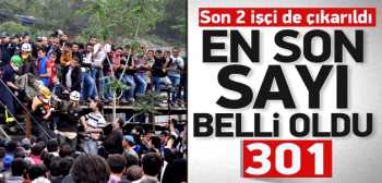 Soma'da Ölü sayısı 301 oldu