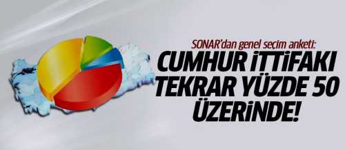 SONAR'dan genel seçim anketi