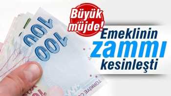 Sondakika :Emeklinin zammı kesinleşti!