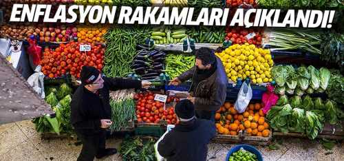 Sondakika Enflasyon rakamları açıklandı