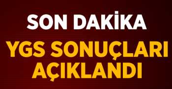 Sondakika YGS Sonuçları Açıklandı