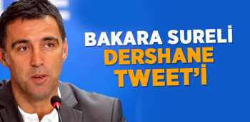 Şükür'den Dershane Tweet'i