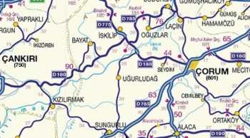 SUNGURLU-ÇANKIRI  HARİTA YOLU İHALE EDİLİYOR