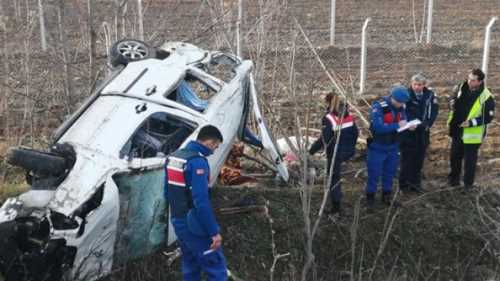 Sungurlu-Kırıkkale karayolunda 20 km'sinde kaza