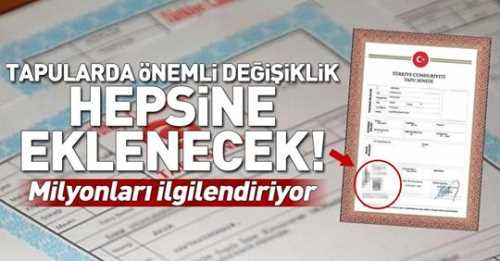 Tapularda QR kodu ile Yeni dönem