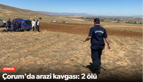 Tarlada Başlayan Tartışma İki Can Aldı