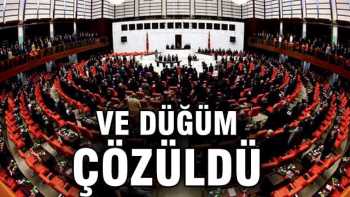 TBMM'de 'Divan' Sorunu çözüldü