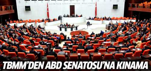 TBMM'den ABD Senatosu'na Ermeni kararına kınama