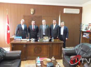 Telsiz ve Radyo amatörleri yöneticileri Baş Savcı Eray'ı ziyaret etti