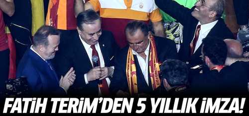 Terim'den yeniden 5 yıllık imzayı attı
